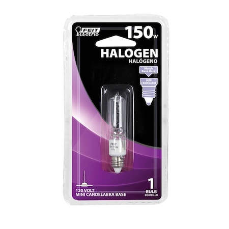 Feit Electric Feit 150 W T4 Tubular Halogen Bulb 2200 lm Warm White 1 pk BPQ150/CL/MC/RP
